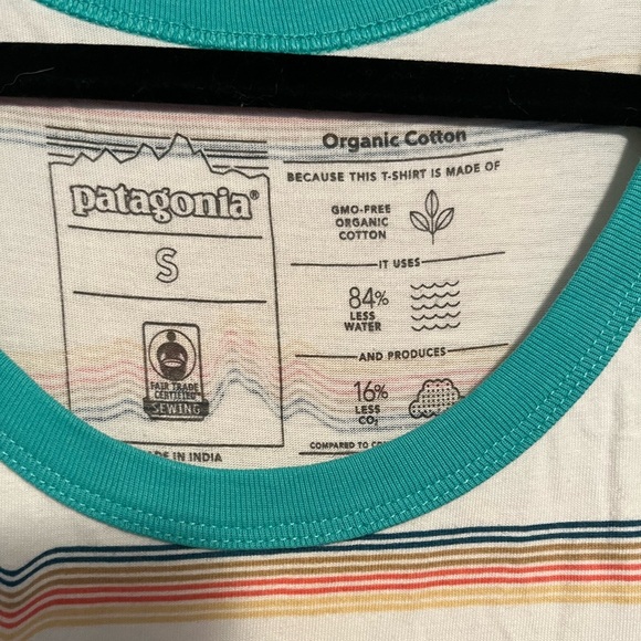 Patagonia Women's Ridge Rise Stripe Repeat Organic Tank - Picture 6 of 7